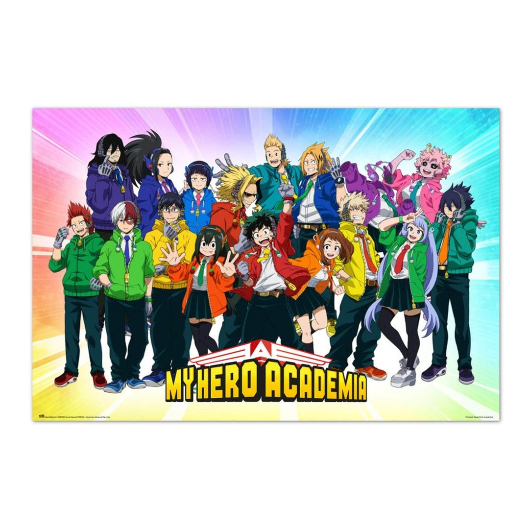 My Hero Academia Plakat Festive Lineup - Supernerds