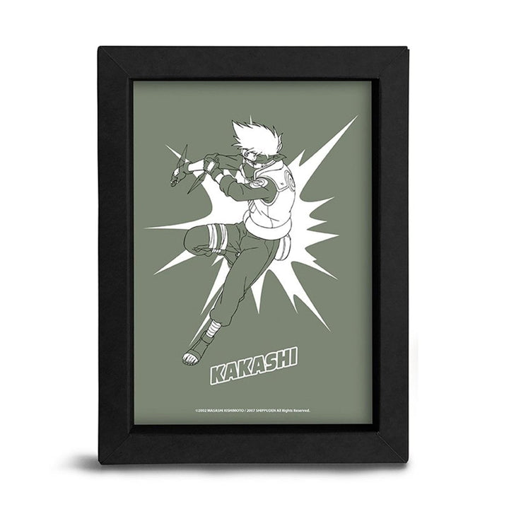 Naruto Innrammet Bilde 15x20 Kakashi - Supernerds