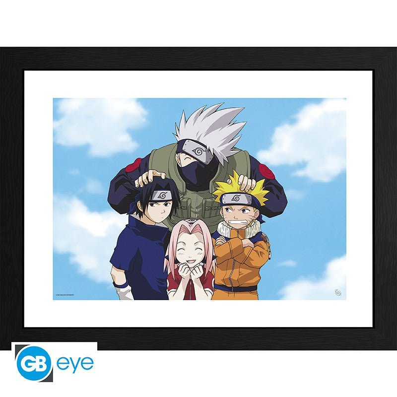Naruto Innrammet Bilde 30 x 40 cm Team 7 - Supernerds