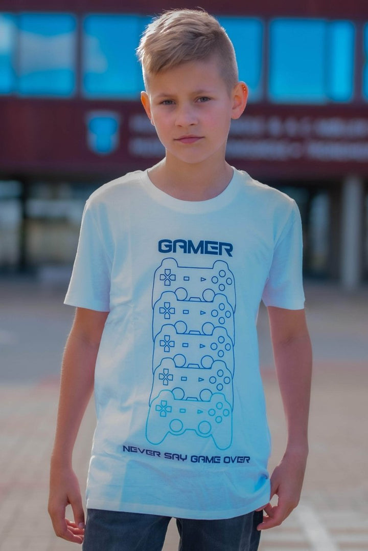 Never Say Game Over T-skjorte - Supernerds