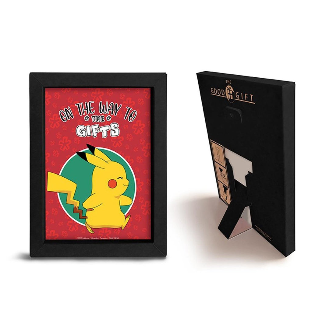 Pokemon Innrammet Bilde 15x20 Pikachu Gifts - Supernerds