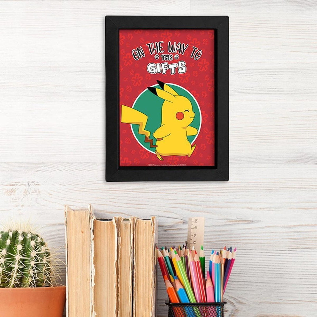 Pokemon Innrammet Bilde 15x20 Pikachu Gifts - Supernerds