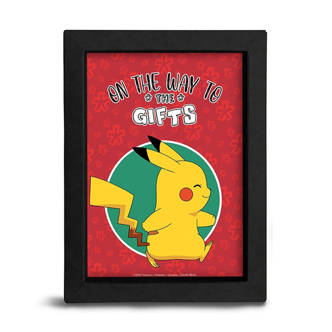Pokemon Innrammet Bilde 15x20 Pikachu Gifts - Supernerds