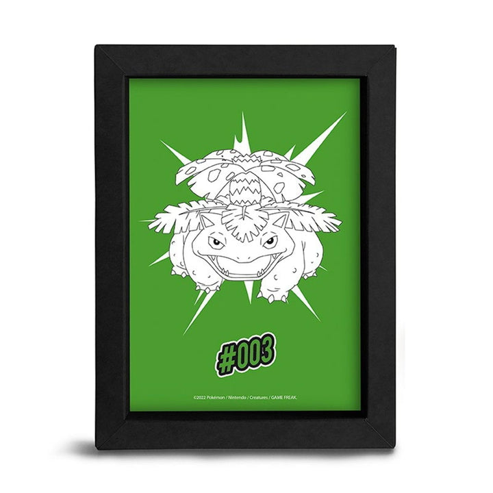 Pokemon Innrammet Bilde 15x20 Venusaur - Supernerds