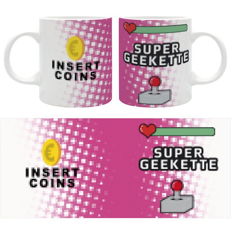 Retro Gaming Kopp Super Geekette - Supernerds