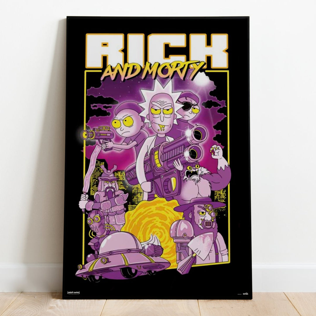 Rick and Morty Plakat Characters - Supernerds