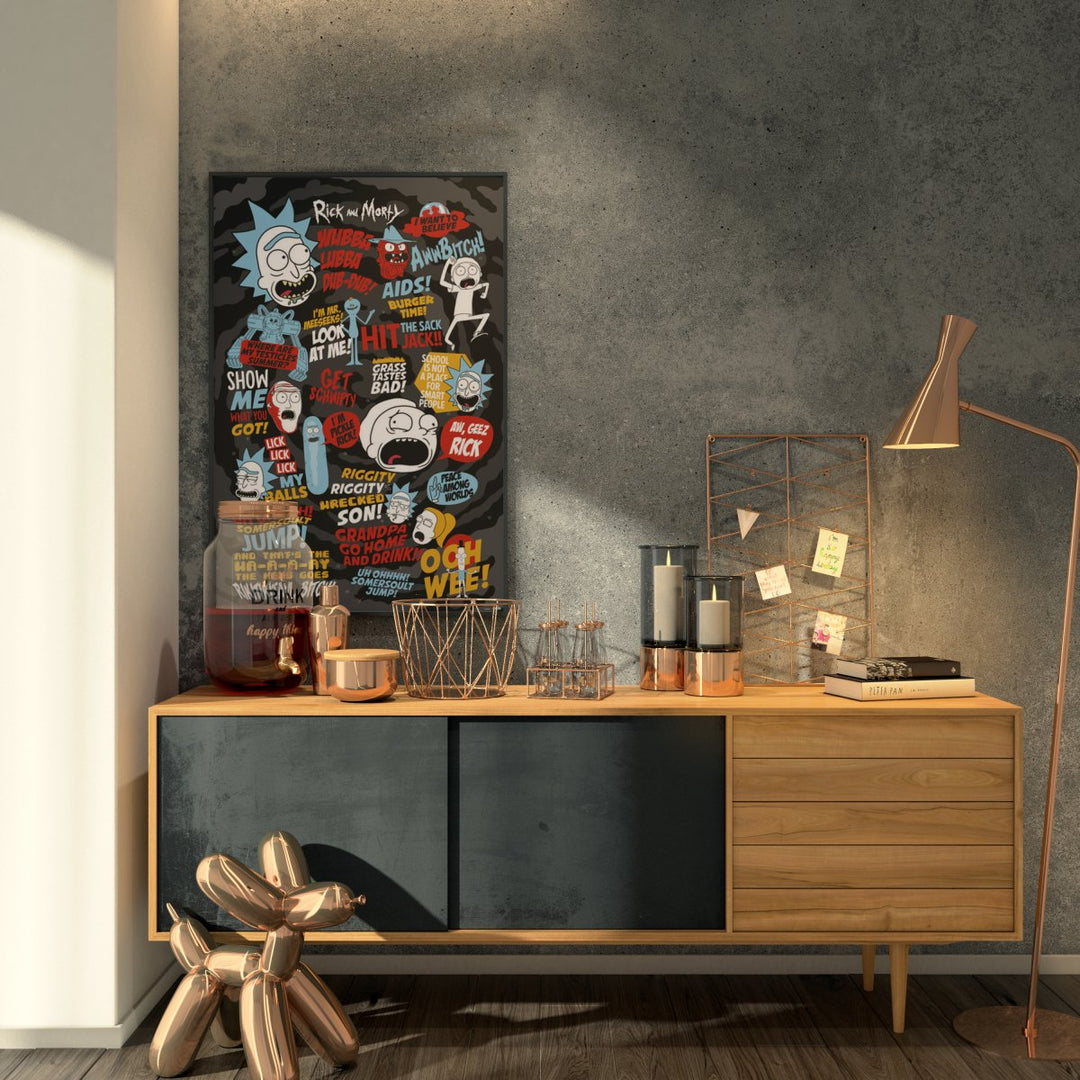 Rick and Morty Plakat Quotes - Supernerds