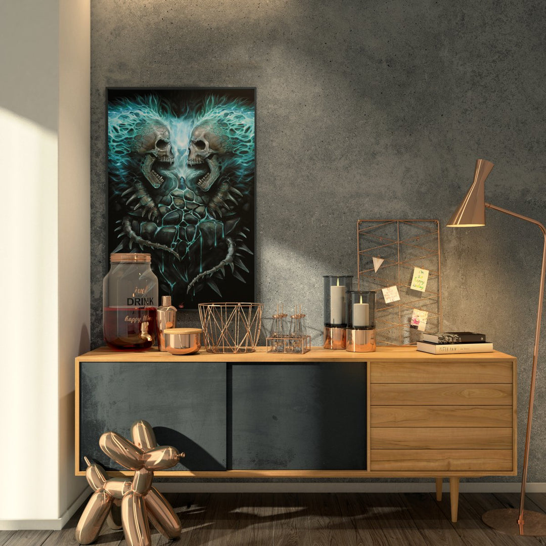 Spiral Plakat Flaming Spine - Supernerds