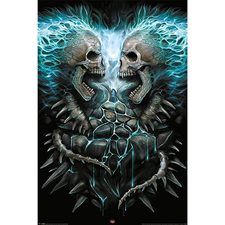 Spiral Plakat Flaming Spine - Supernerds