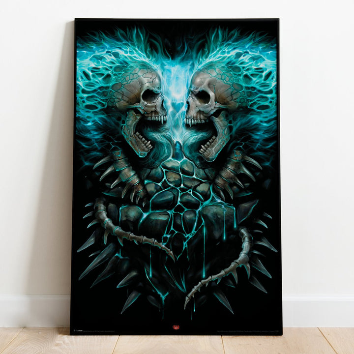 Spiral Plakat Flaming Spine - Supernerds