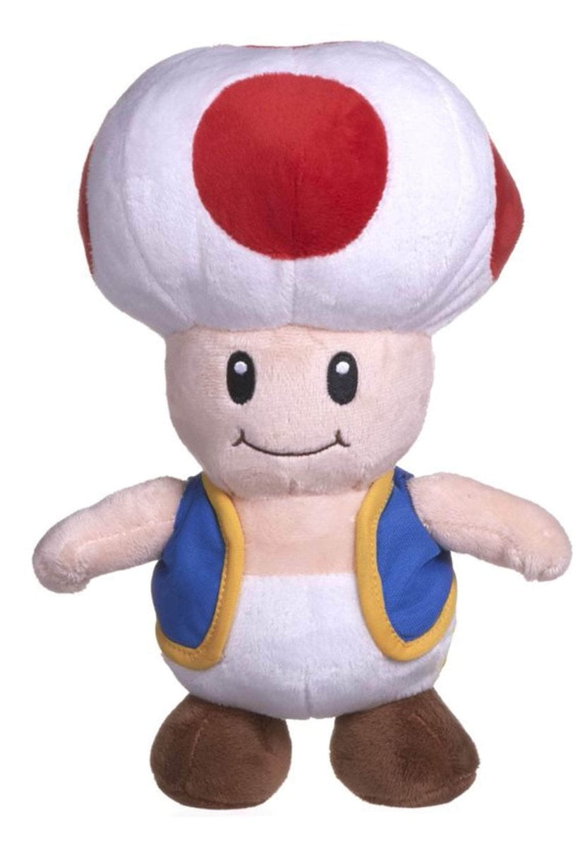 Super Mario Bamse Toad 36 cm - Supernerds