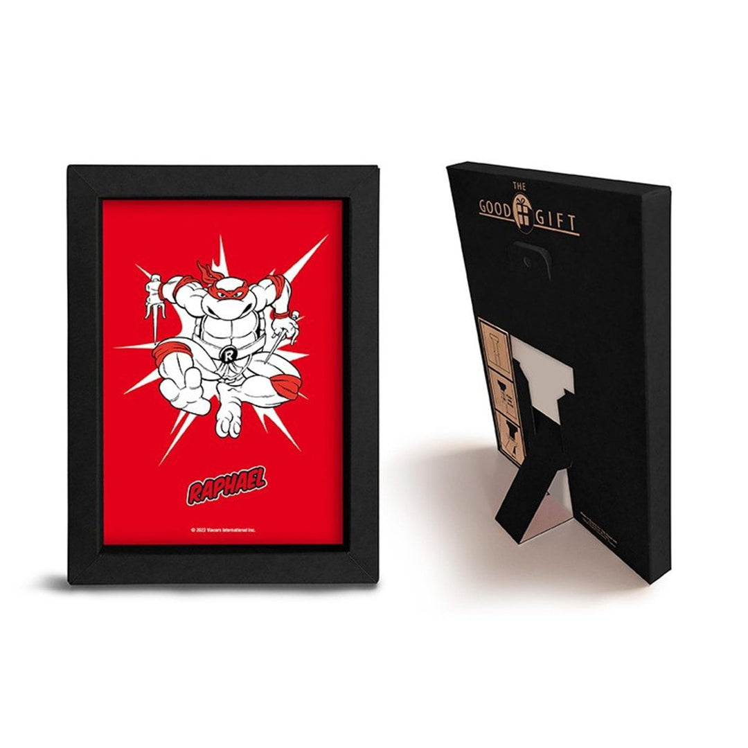 Turtles Innrammet Bilde 15x20 Raphael - Supernerds