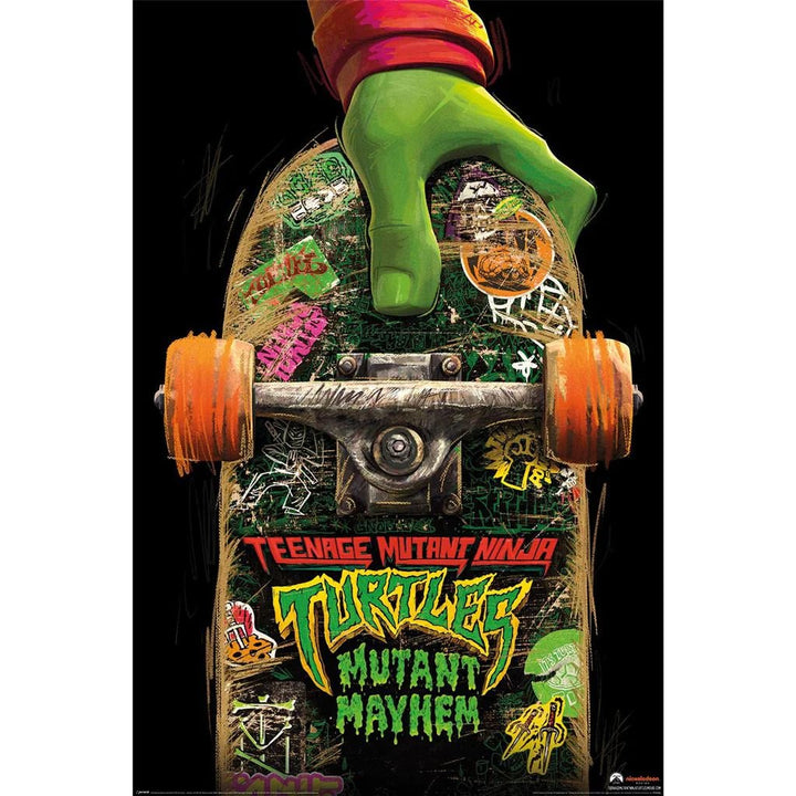 Turtles Plakat Mutant Mayhem Skate Board - Supernerds