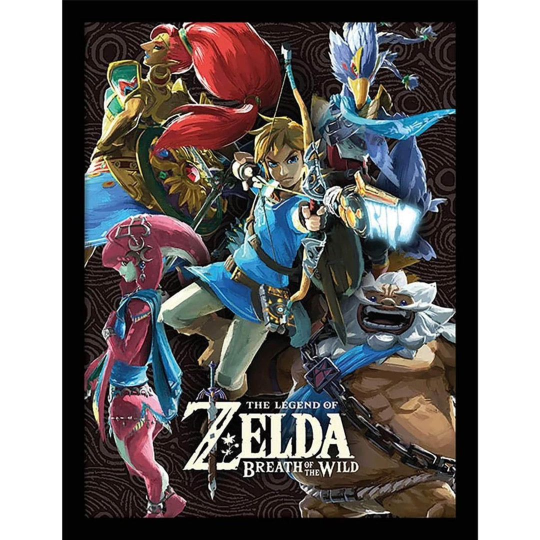 Zelda Innrammet Bilde 30 x 40 cm Champions - Supernerds