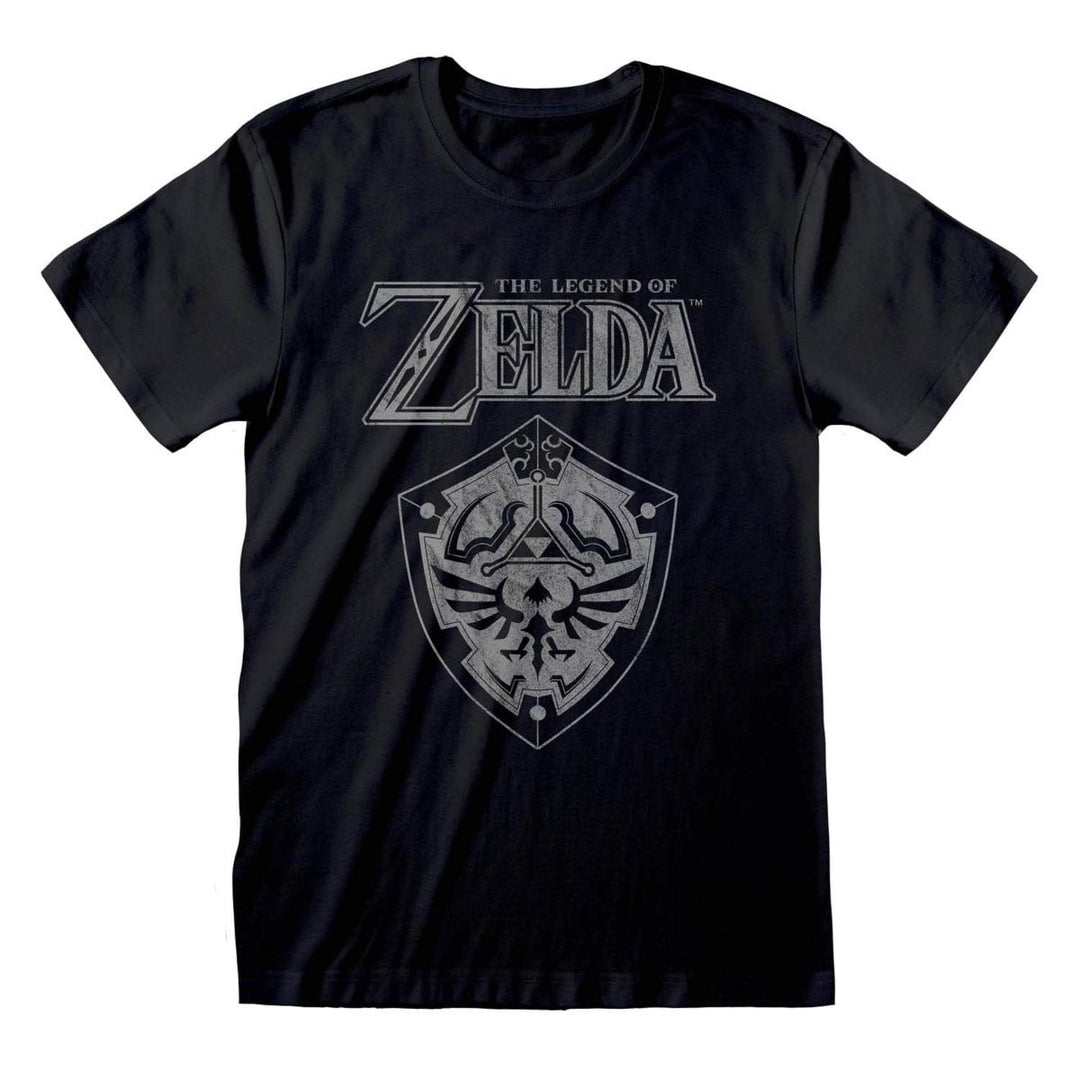 Zelda T-skjorte Distressed Shield - Supernerds